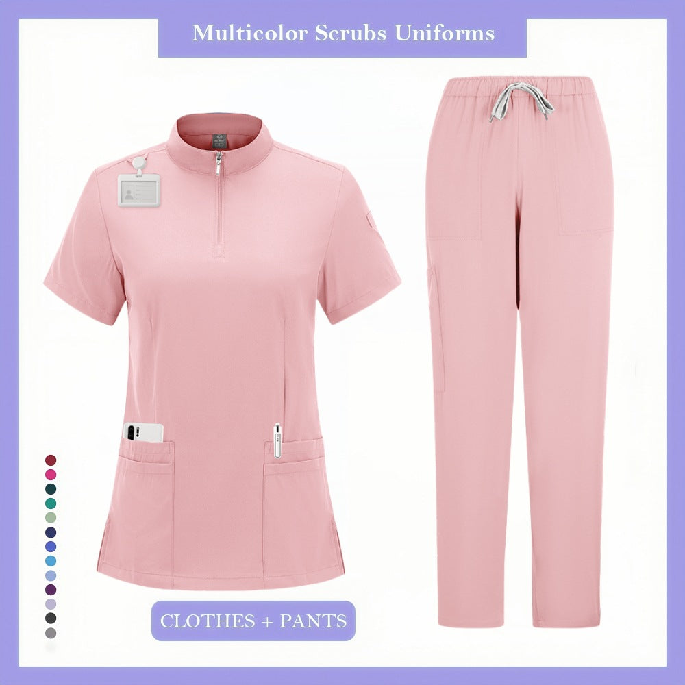 Surgeon And Nurse Scrubs Pet Hospital Scrub Tops
