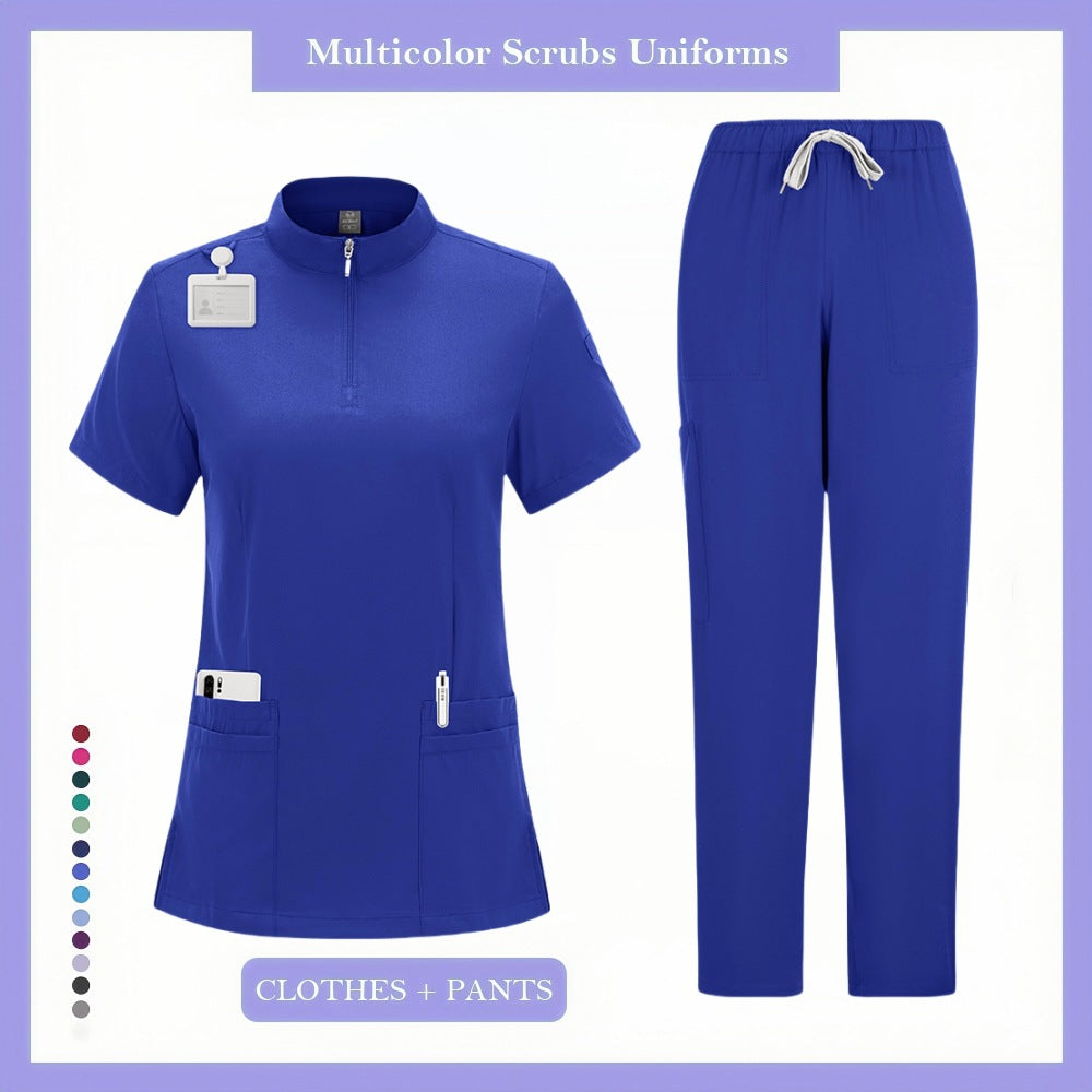 Surgeon And Nurse Scrubs Pet Hospital Scrub Tops