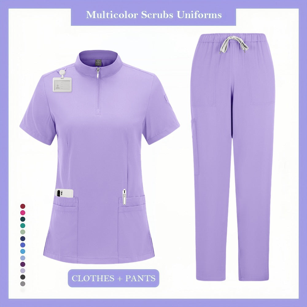 Surgeon And Nurse Scrubs Pet Hospital Scrub Tops