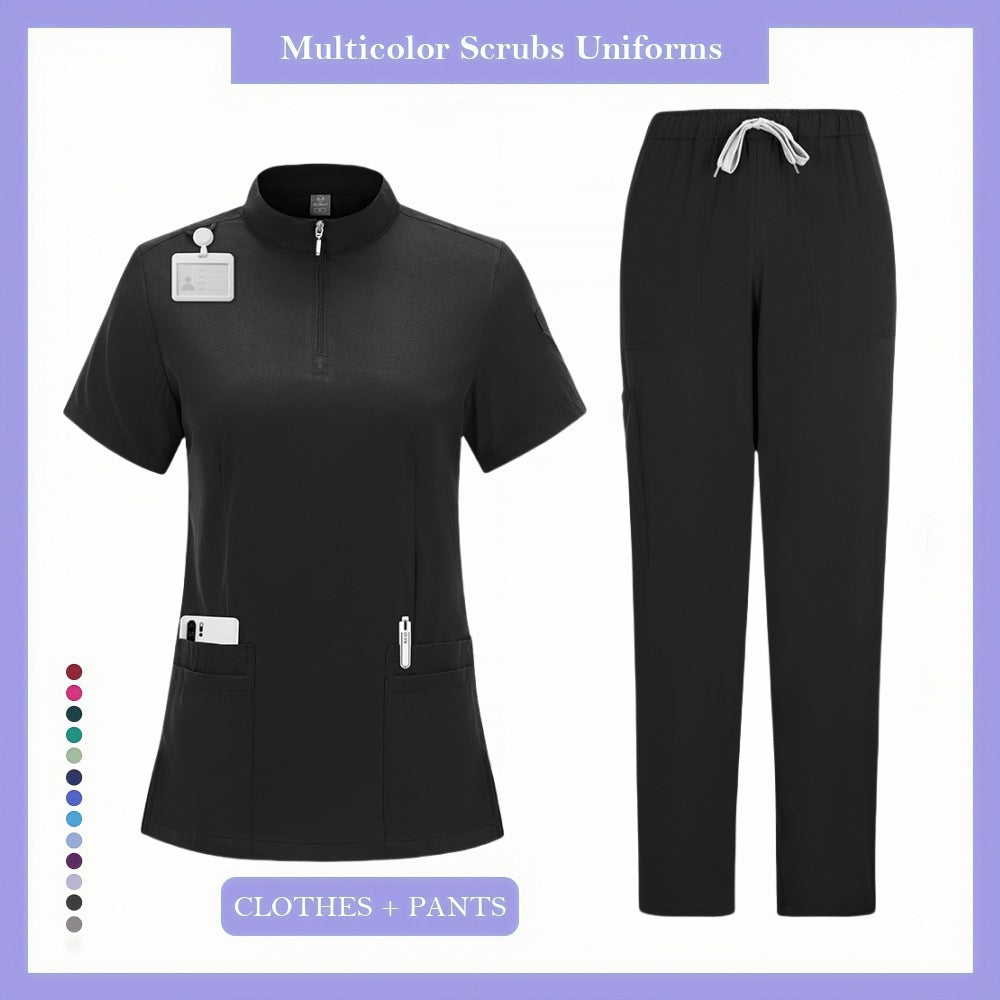 Surgeon And Nurse Scrubs Pet Hospital Scrub Tops