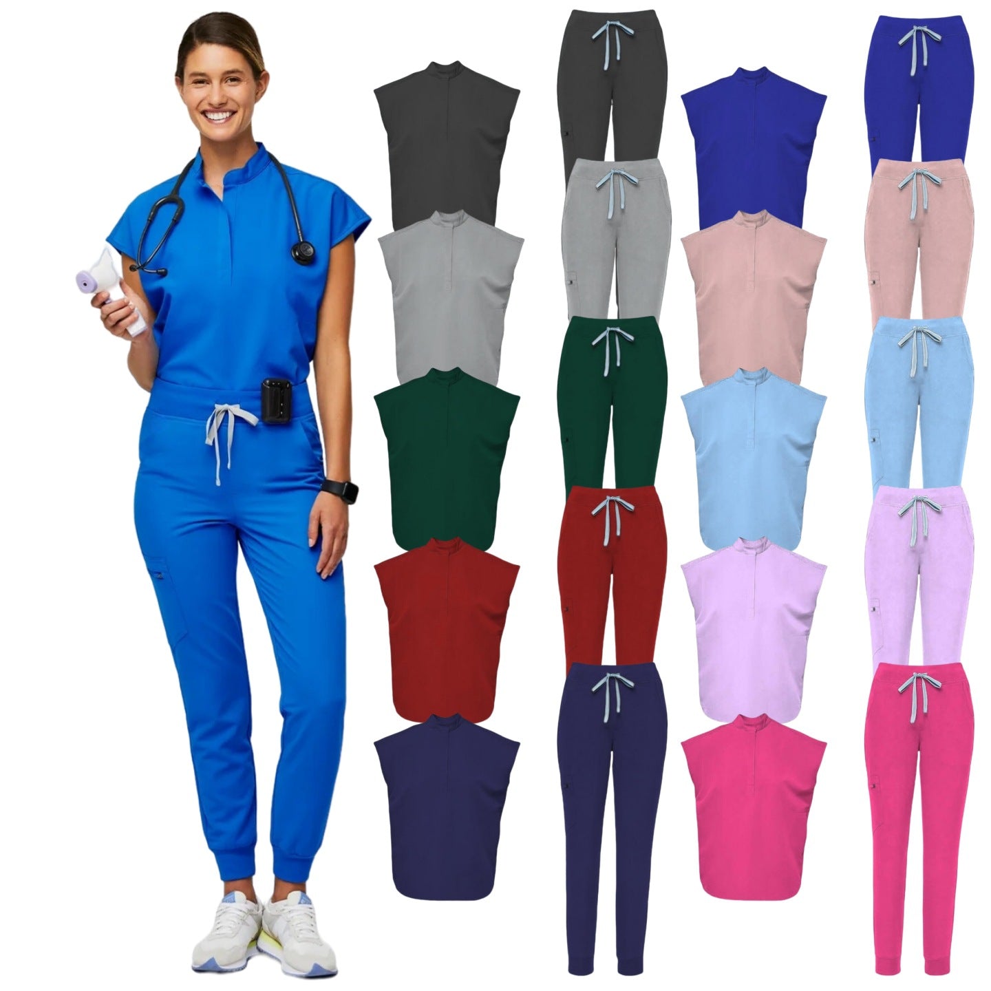 Stretchy, Quick-drying Hospital Scrubs